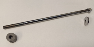 Šroub řidítek 160mm + podložka + kužel - Profi - sada - Jawetta Sport, S23