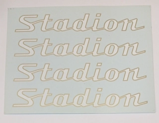 Dočasně vyprodáno - Klasický vodoobtisk "Stadion" - 1ks - 1x nápis- totožný s originálem